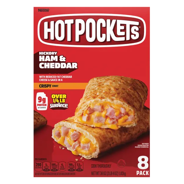 Hickory Ham & Cheddar Sandwiches - 8 ct Frozen