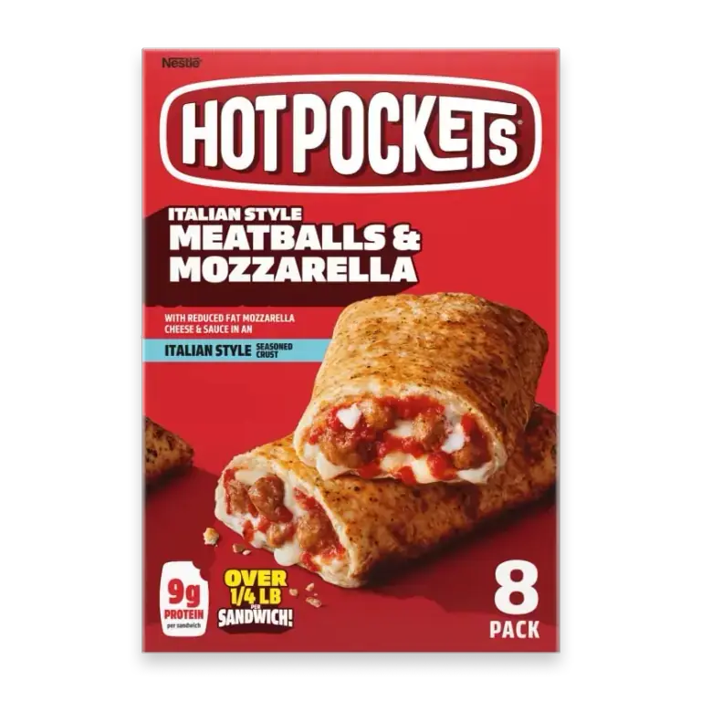 Italian Style Meatballs and Mozzarella Frozen Sandwiches