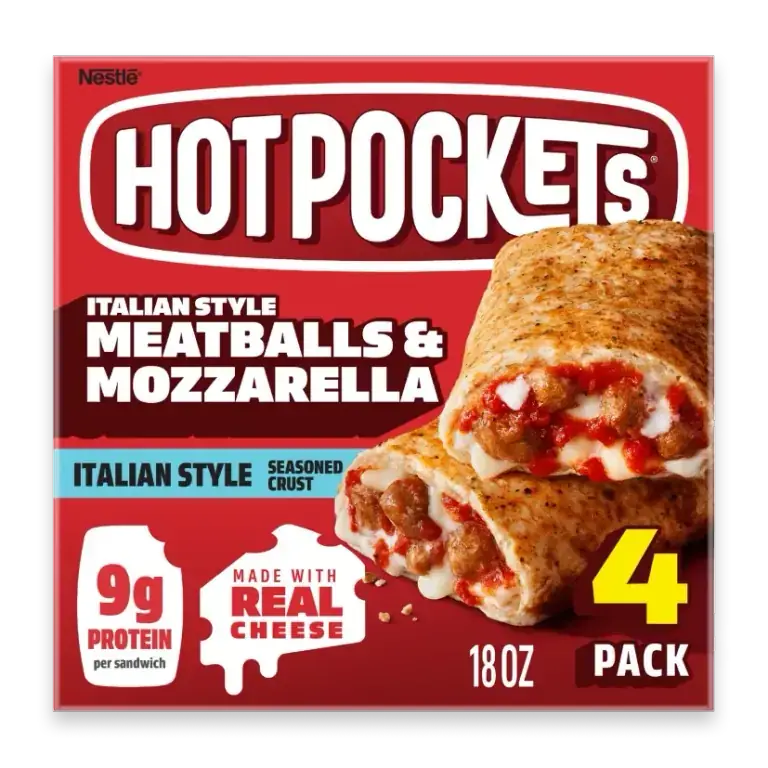 Meatballs and Mozzarella Frozen Snacks Air Fryer Snacks 9g Protein 4PK