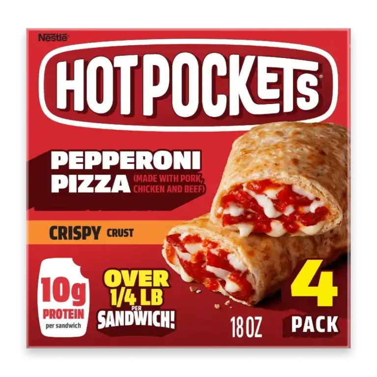 Pepperoni Pizza Crispy Crust Frozen Sandwiches Frozen Snacks 4PK