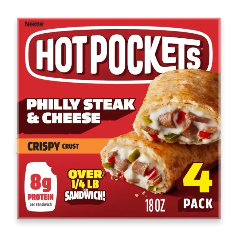 Philly Steak and Cheese Crispy Crust Frozen Sandwiches Frozen Snacks 4PK