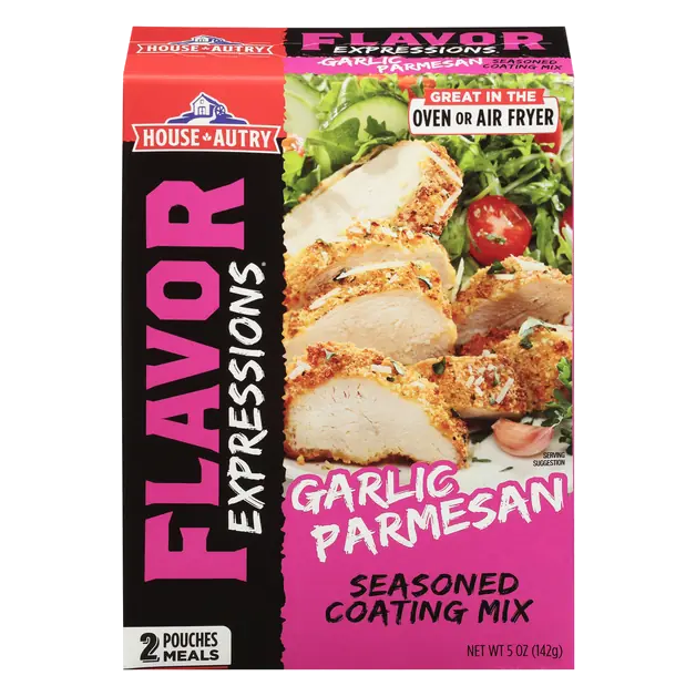 Flavor Expressions Garlic Parmesan Seasoned Coating Mix - 2 ct