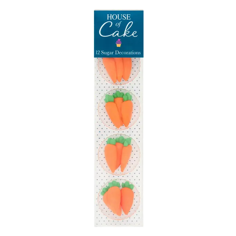 Carrot Sugar Decorations 25g