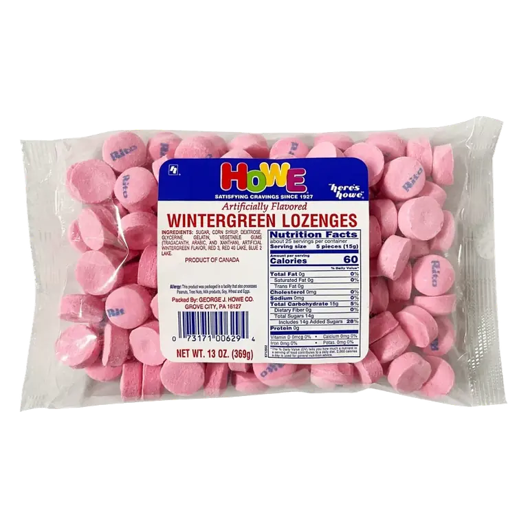 Wintergreen Lozenges Candy
