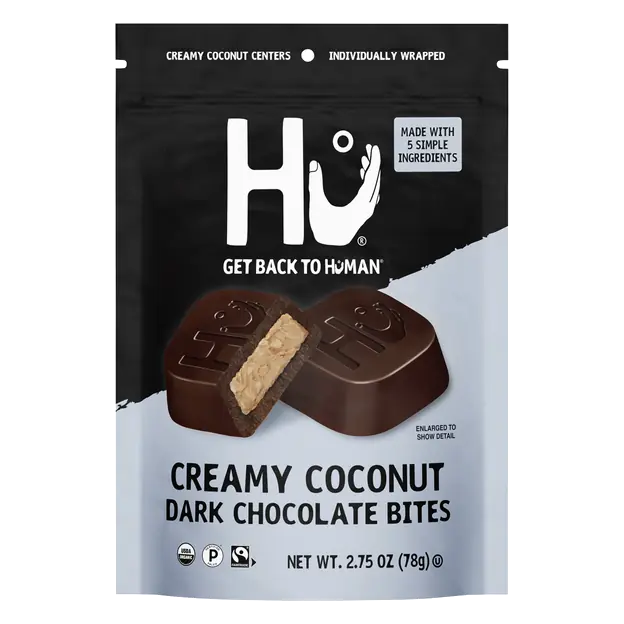 Creamy Coconut Dark Chocolate Bites