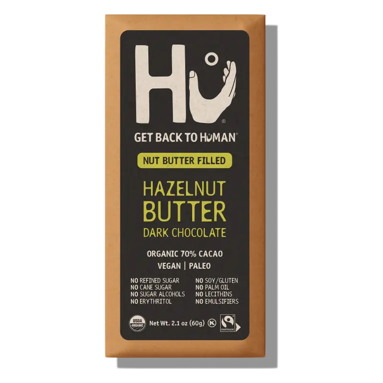 Hazelnut Butter Organic 70% Cacao Dark Chocolate