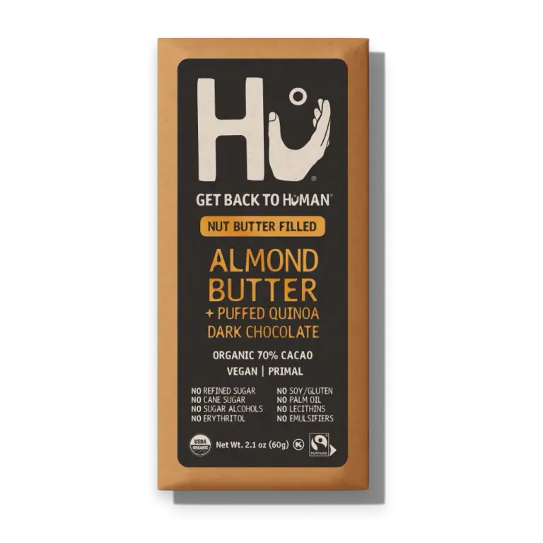 Hu Almond Butter + Puffed Quinoa Chocolate Candy Bar