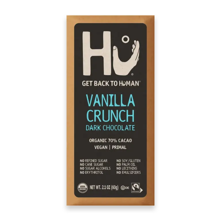 Hu Vanilla Crunch Dark Chocolate Bar