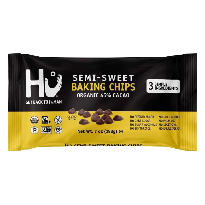 Hu Kitchen Semi Sweet Chocolate Chips, 7oz