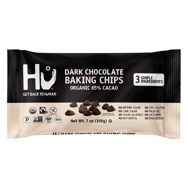 Organic 65% Cacao Vegan Dark Chocolate Baking Chips