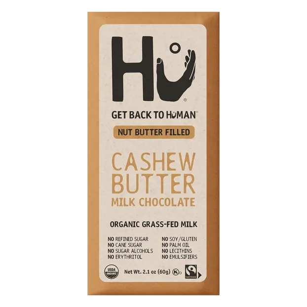 Organic Cashew Butter Milk Chocolate Candy Bar