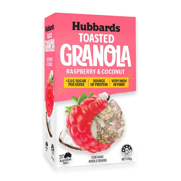 Raspberry & Coconut Toasted Granola