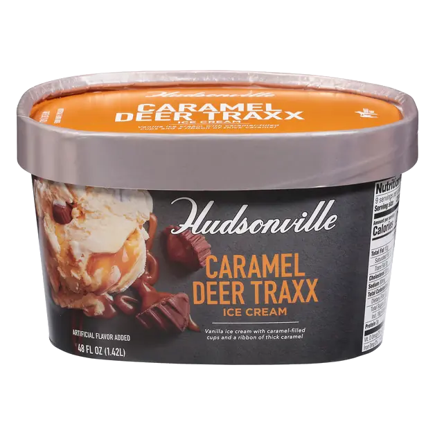 Hudsonville Caramel Deer Traxx Ice Cream