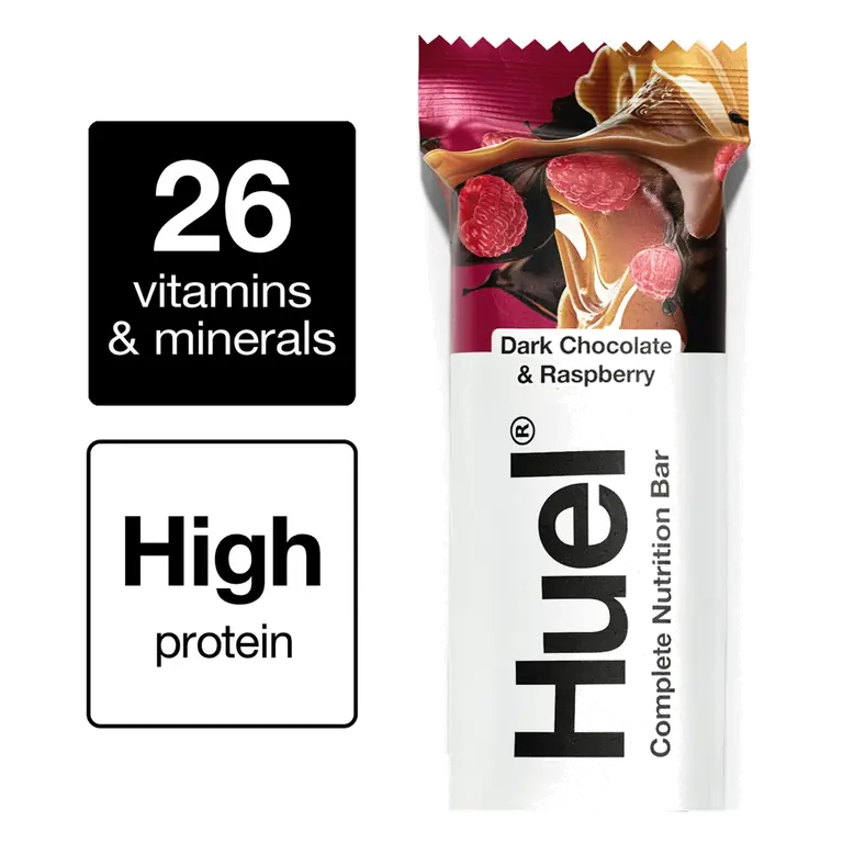 Dark Chocolate & Raspberry Complete Nutrition Bar 55g