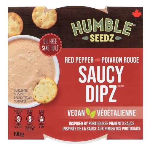 Humble Seedz Vegan Saucy Dipz Red Pepper 190 g