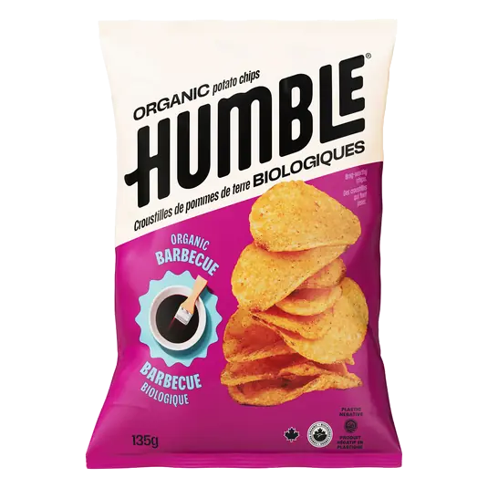 Humble Organic Potato Chips Barbecue 135 g