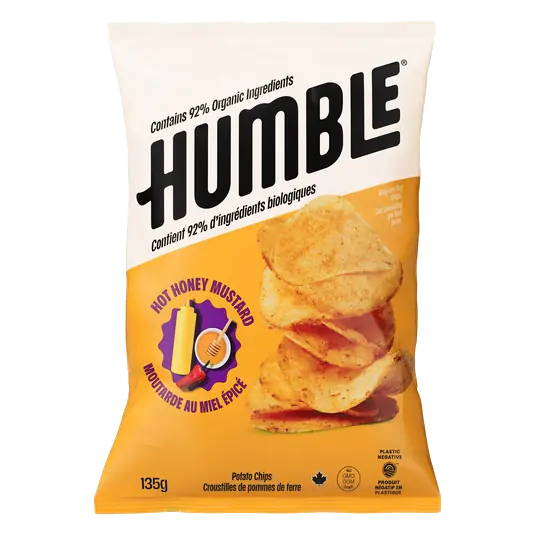 Humble Organic Potato Chips Hot Honey Mustard 135 g