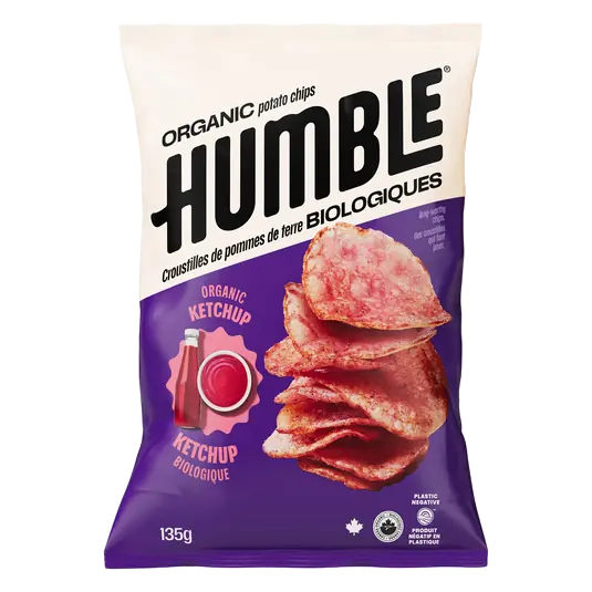 Humble Organic Potato Chips Ketchup 135 g