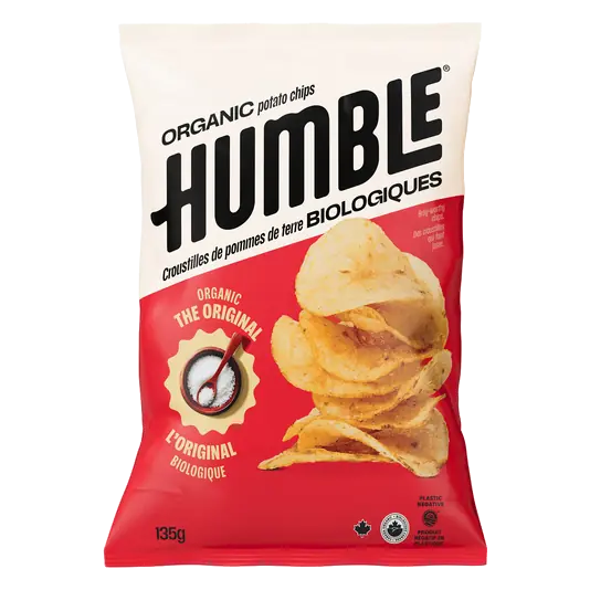 Humble Organic Potato Chips Original 135 g