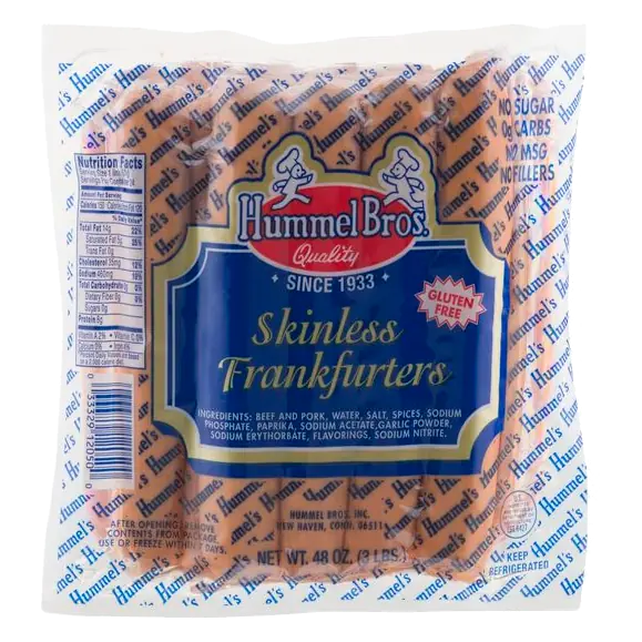 Skinless Beef & Pork Frankfurters