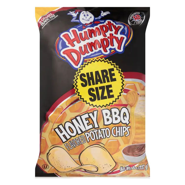 Honey BBQ Potato Chips Share Size