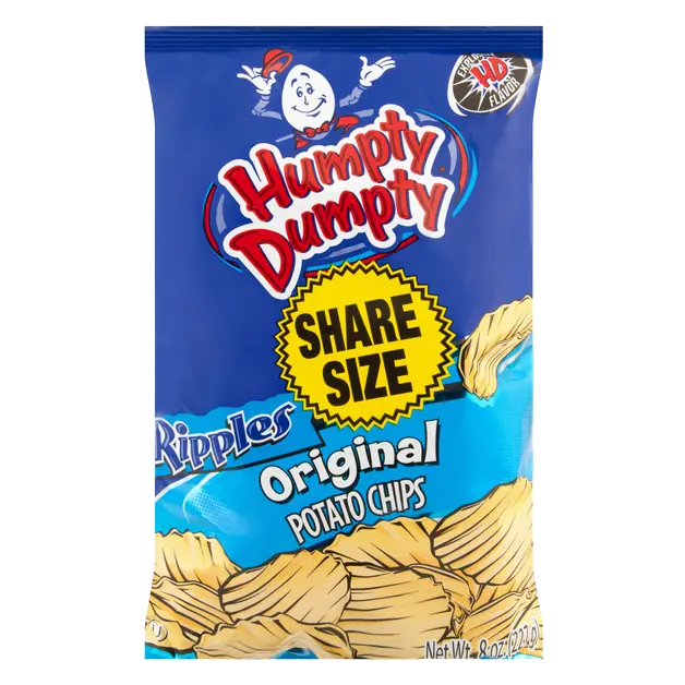 Regular Ripples Potato Chips Share Size