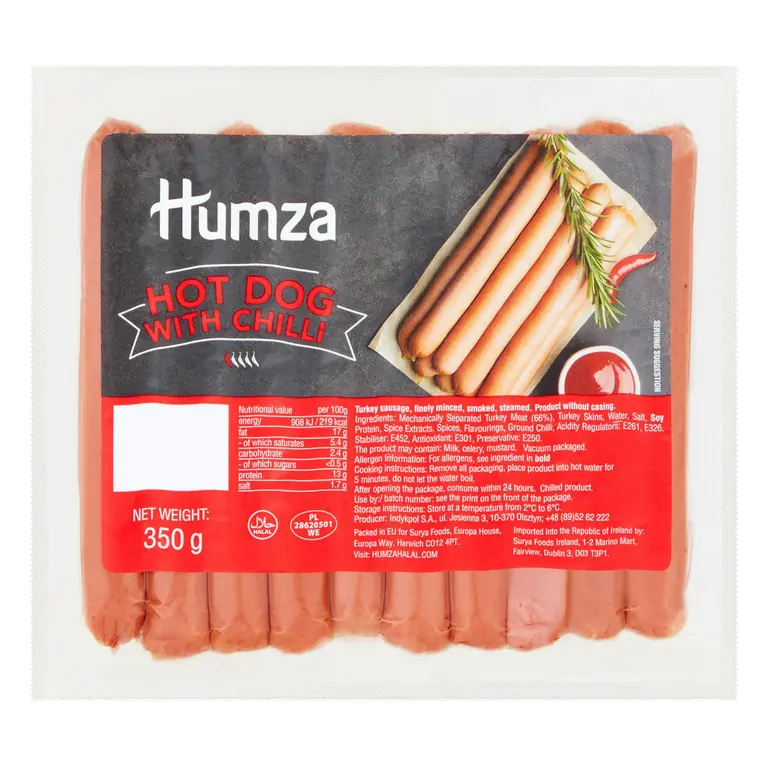Hot Dog with Chilli 350g