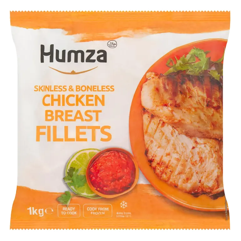 Quick Frozen Chicken Breast Fillets 1kg