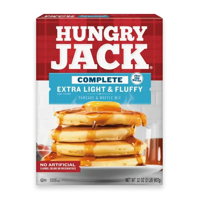 Complete Extra Light and Fluffy Pancake Mix and Waffle Mix, 32 Oz Box