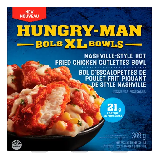 Frozen Dinner XL Bowl Nashville Style Hot Chicken 369 g