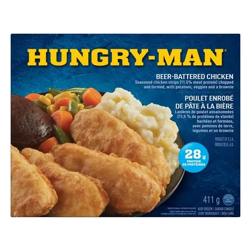 Frozen Entrée Beer Battered Chicken 411 g