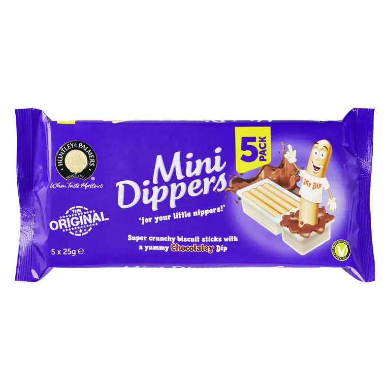Huntley & Palmers Mini Dippers 5 x 25g