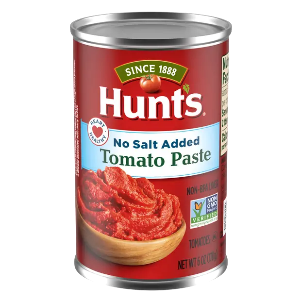 100% Natural No Salt Added Tomato Paste