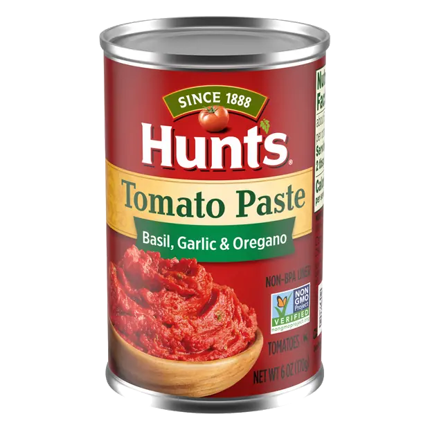 100% Natural Tomato Paste with Basil Garlic & Oregano