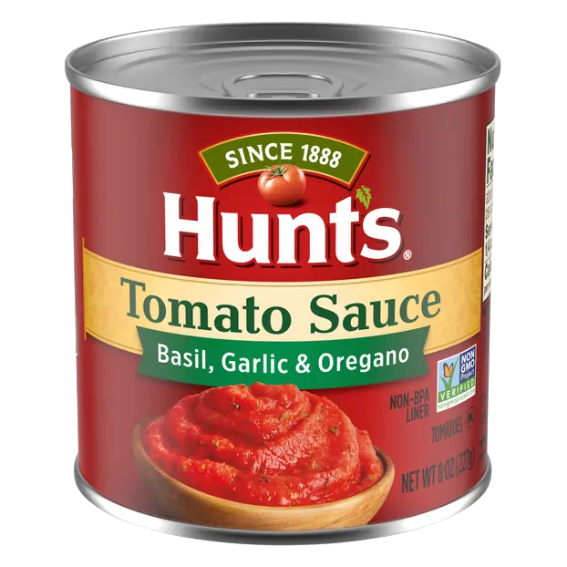 100% Natural Tomato Sauce with Basil Garlic & Oregano