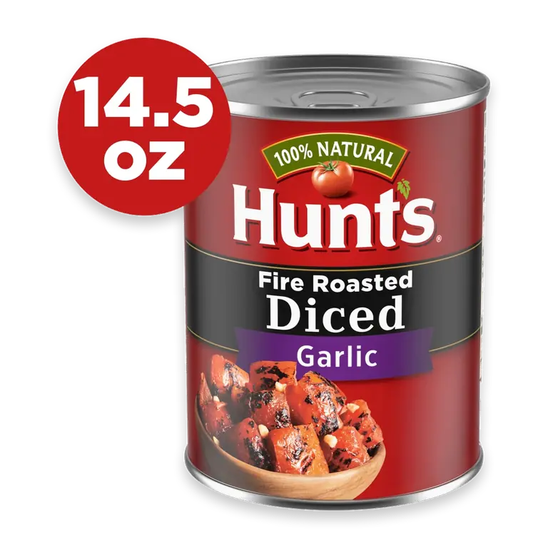 Fire Roasted Diced Tomatoes with Garlic