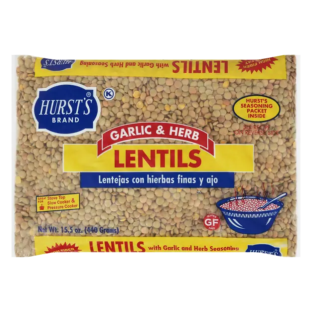 Garlic & Herb Dried Lentils
