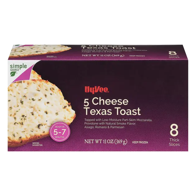 5 Cheese Texas Toast Topped with Mozzarella
