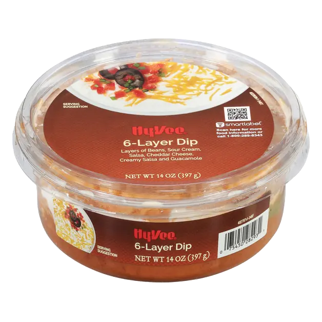6-Layer Dip Layers of Beans