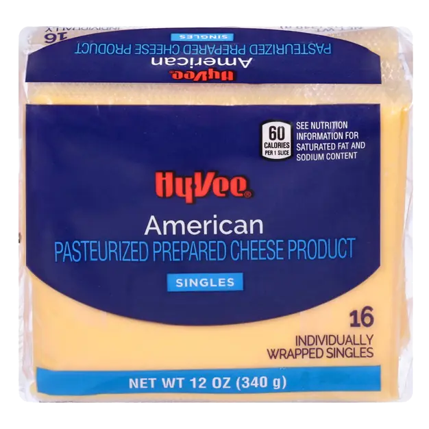American Pasteurized Prepared Cheese Product Singles