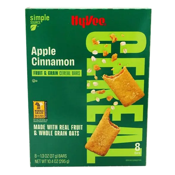 Apple Cinnamon Fruit & Grain Cereal Bars