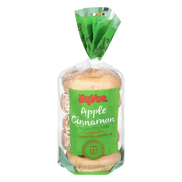 Apple Cinnamon Larger Bakery Style Bagels