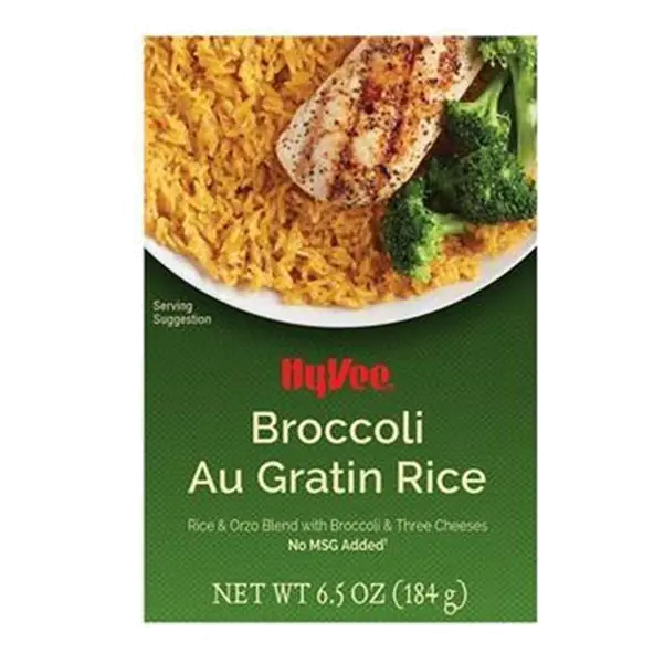 Broccoli Au Gratin Rice & Orzo Blend with Broccoli & Three Cheeses