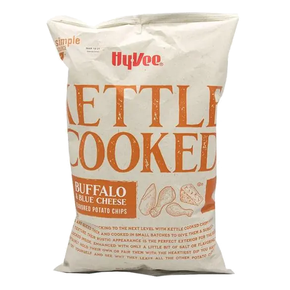 Buffalo & Blue Cheese Flavored Kettle Cooked Potato Chips