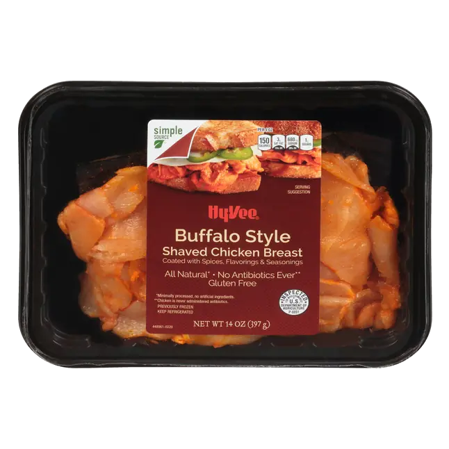Buffalo Style Shaved Chicken Breast