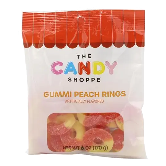 Candy Shoppe Gummi Peach Rings
