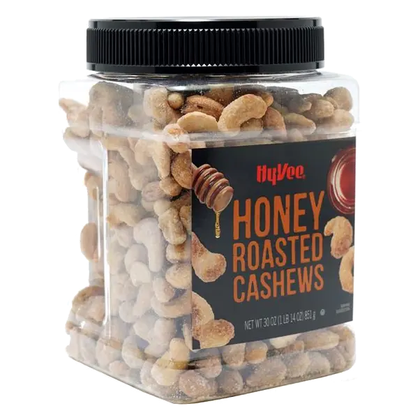 Hy-Vee Cashew Nuts, Honey Roasted