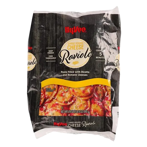 Cheese Ravioli Pasta Filled with Ricotta and Romano Cheeses