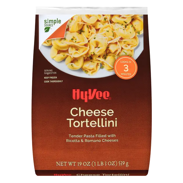 Cheese Tortellini Tender Pasta Stuffed with Ricotta & Romano Cheeses