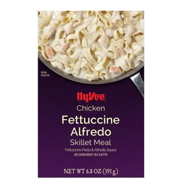 Chicken Fettuccine Alfredo Fettuccine Pasta & Alfredo Sauce Skillet Meal